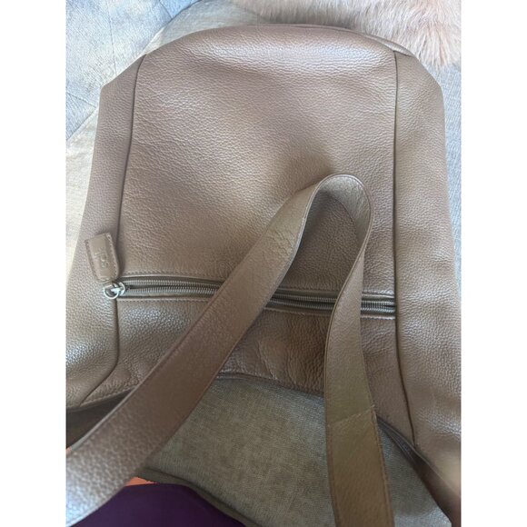 The Sak Brown Genuine Leather Shoulder Bag Classic Elegant Style - Picture 14 of 14